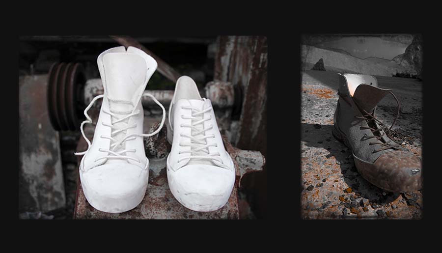 BTS/BTSL/BTR - Color White/Black Quentin